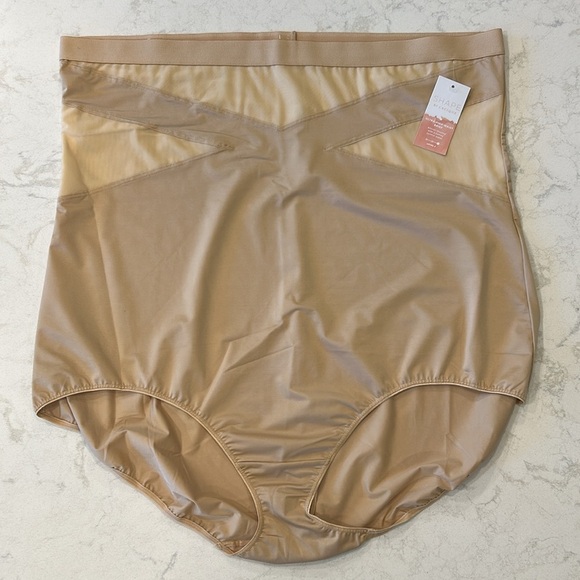 Cacique Shape Ultra High-Waist Brief in Nude Size 30/32 Plus NWT - Picture 8 of 8